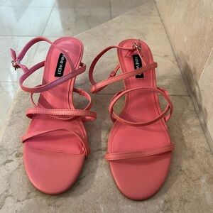 Nine West Pink Strappy Sandals